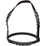 CALIFORNIA EXOTICS - EUPHORIA PLUS SIZE HALTER BUCKLE HARNESS SCHWARZ